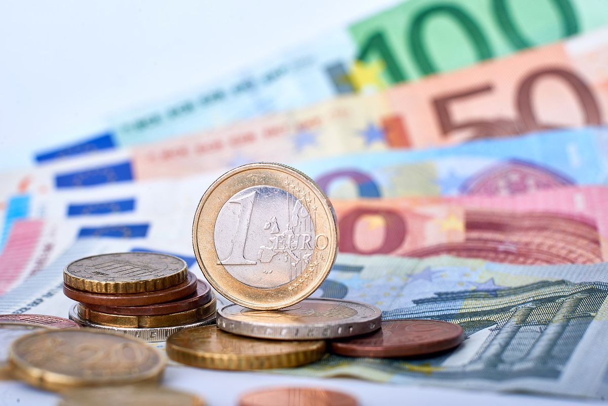 Euro,Currency,Closeup