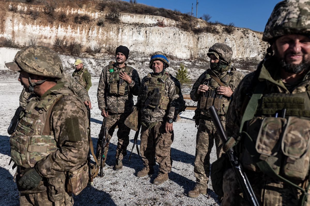 Military training of Ukrainian army in Donetsk Oblast