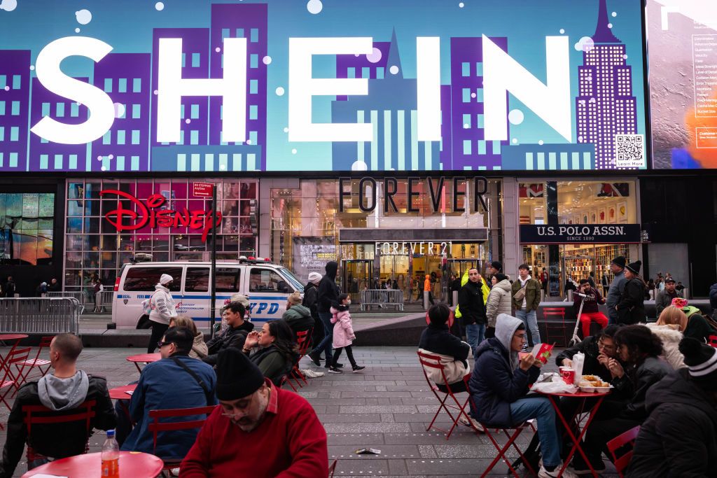 A Shein Pop-Up Store As Company Targets Up To $90 Billion Valuation In US IPOA Forever-21 store hosting a Shein pop-up in the Times Square neighborhood of New York, US, on Friday, Nov. 10, 2023. Shein is touting its hopes for a valuation of as much as $90 billion as it lays the groundwork for an eventual US initial public offering, a level that far exceeds how the fast-fashion giant is valued in private trades, according to people familiar with the matter. Photographer: Yuki Iwamura/Bloomberg via Getty ImagesA Forever-21 store hosting a Shein pop-up in the Times Square neighborhood of New York, US, on Friday, Nov. 10, 2023. Shein is touting its hopes for a valuation of as much as $90 billion as it lays the groundwork for an eventual US initial public offering, a level that far exceeds how the fast-fashion giant is valued in private trades, according to people familiar with the matter. Photographer: Yuki Iwamura/Bloomberg