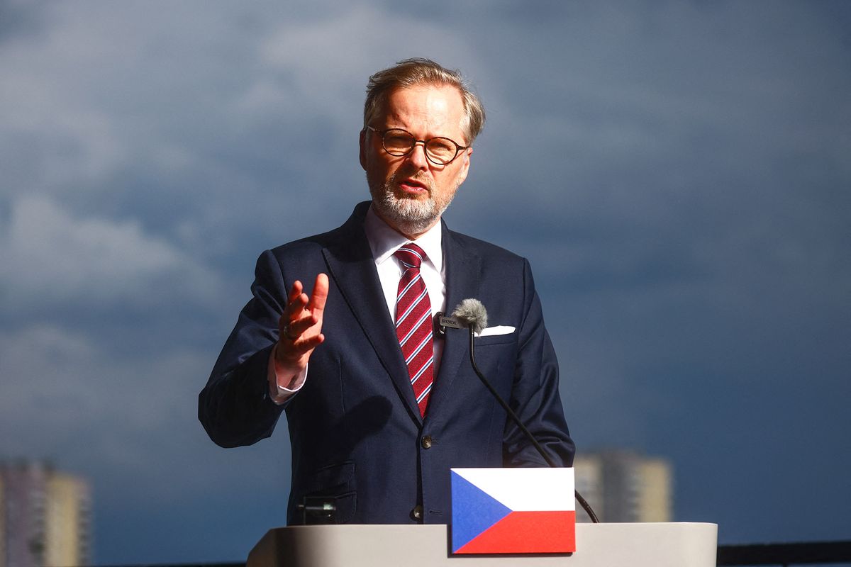 Czech And Polish Prime Ministers Meet In Katowice, Poland