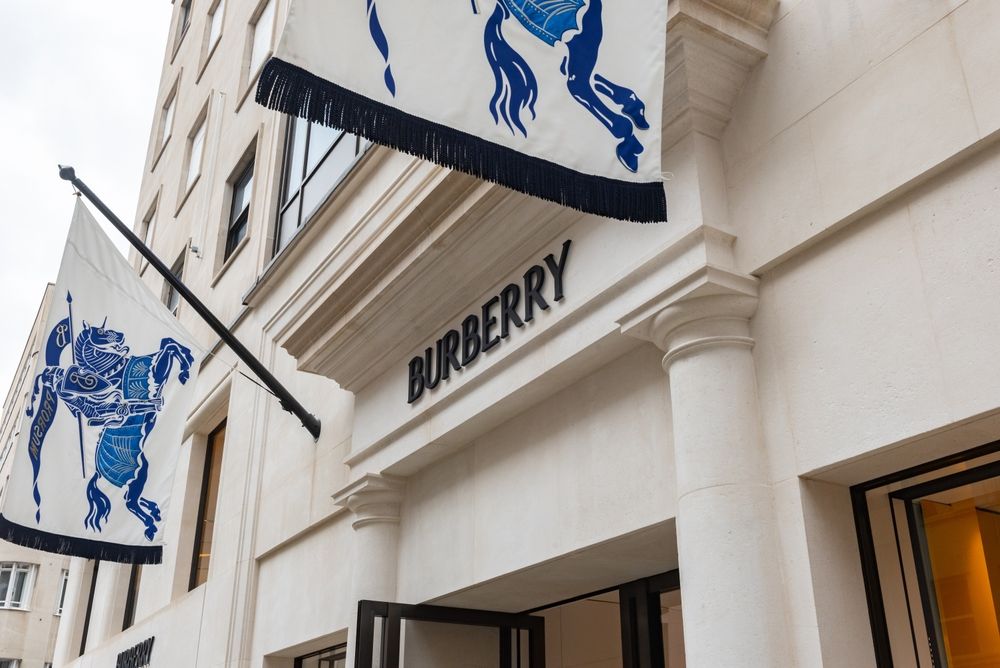 London,,United,Kingdom.,August,2nd,2023,Burberry.,Luxury,Brand,Store