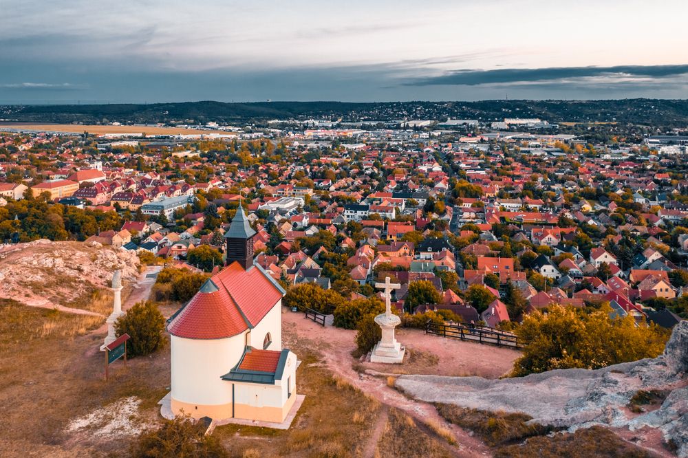 Hungary,-,Budaörs,-,Old,Small,Church,On,The,Hill