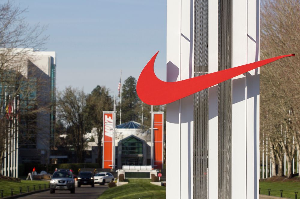Nike 
Beaverton,,Oregon,,Usa,-,Feb,21,,2020:,Nike,World,Headquarters