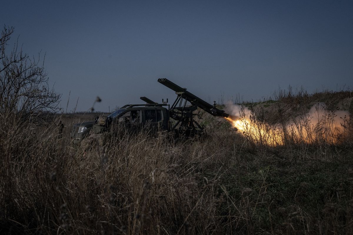 Ukraine's 'Mini Grad' systems stationed in Zaporizhia fire at Russian positions