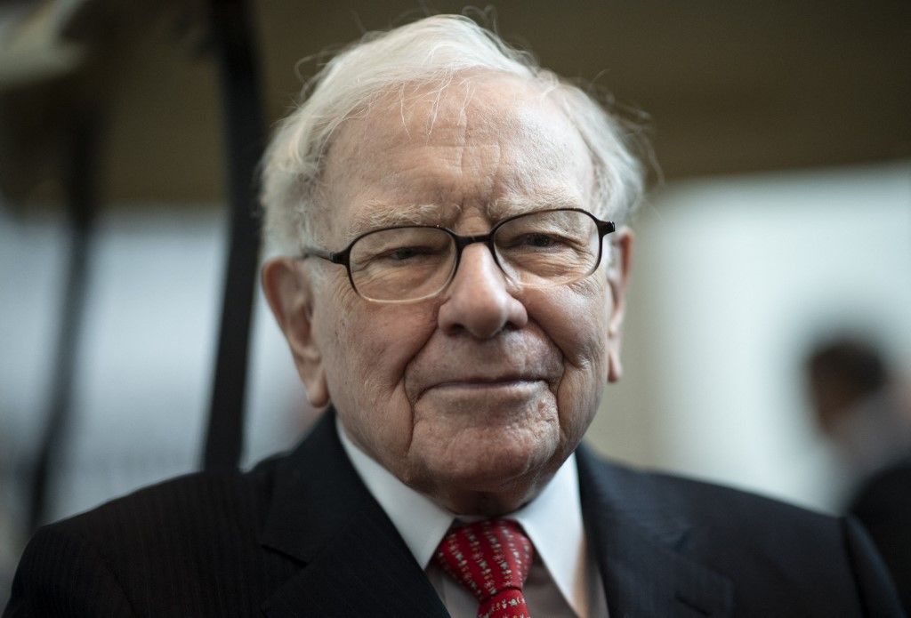 Berkshire Hathaway holds annual shareholders' meetingWarren Buffett, CEO of Berkshire Hathaway, attends the 2019 annual shareholders meeting in Omaha, Nebraska, May 3, 2019. (Photo by Johannes EISELE / AFP)