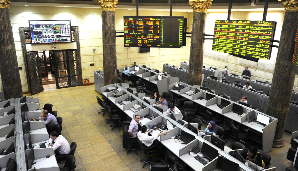 Egyptian Stock ExchangeEgyptian brokers work at the stock market in Cairo, Egypt. While the fluctuations in the Middle East and North Africa Stock Markets continue, Egyptian Stock Market continues to fall after Egypt declares a state of emergency.  Mohamed Hossam / Anadolu Agency (Photo by MOHAMED HOSSAM / ANADOLU AGENCY / Anadolu via AFP)