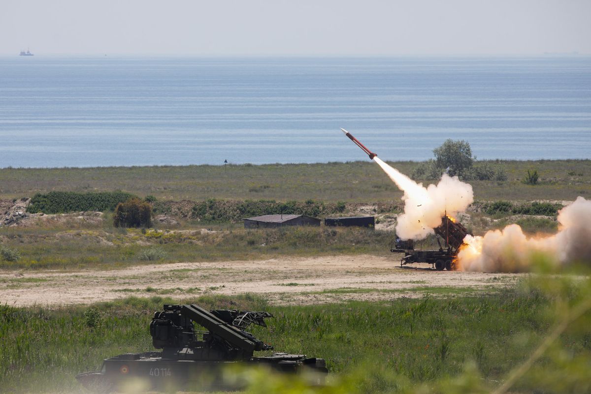 Capu Midia, Romania
 Live fire of the Patriot surface-to-air missile system of the Romanian Army at the National Training Center for Air Defense.