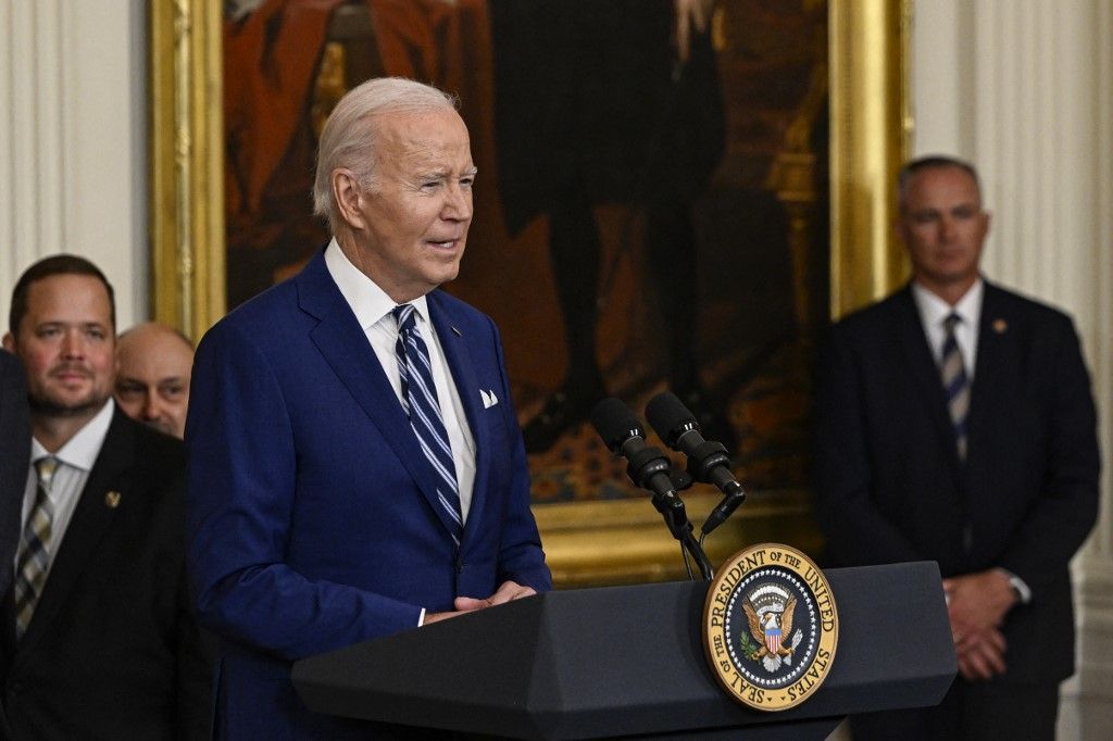 US President Joe Biden hosts the Stanley Cup champion Vegas Golden Knights