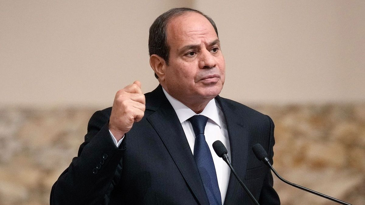 French president visits Egypt Egyiptom