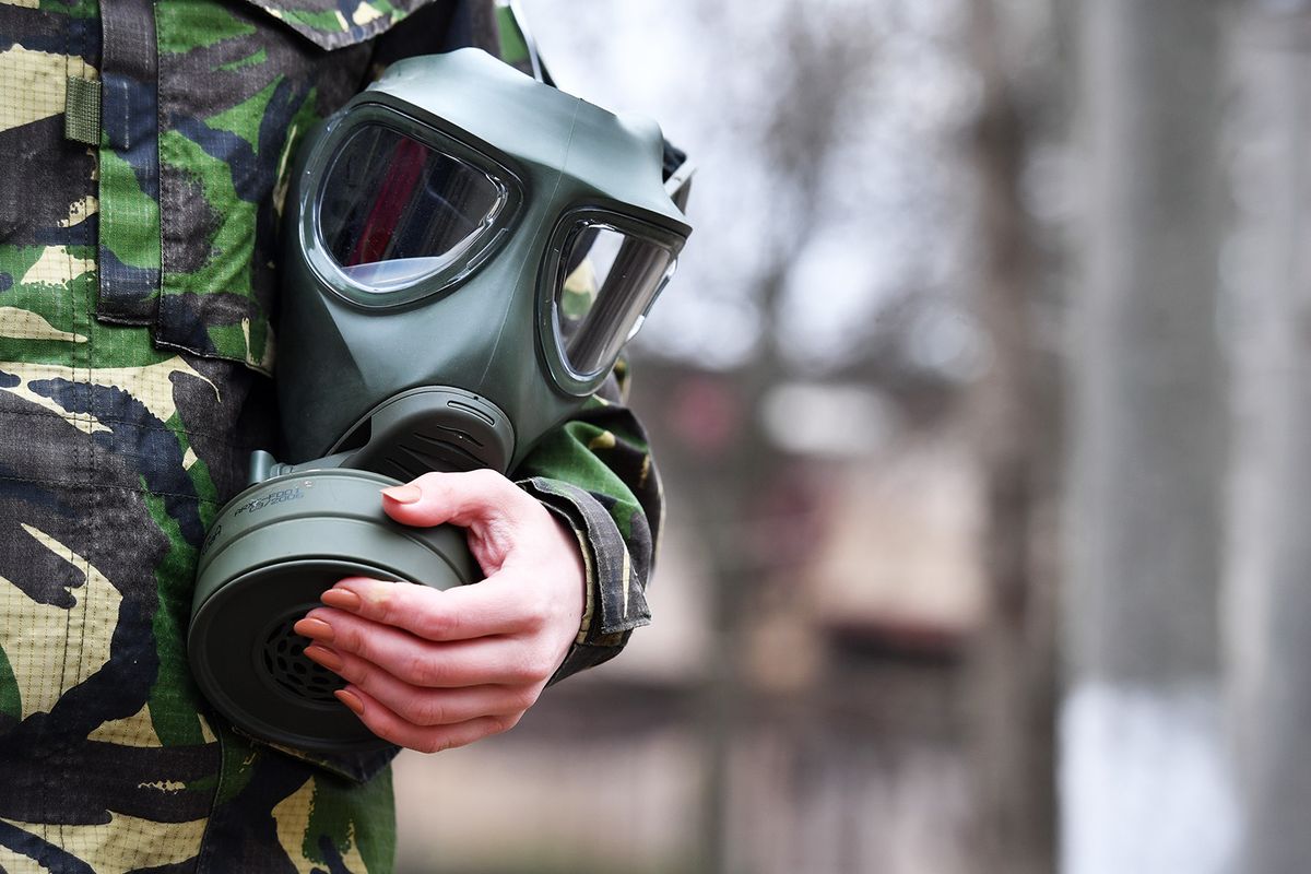 Gas,Mask,Protection,Against,A,Chemical,Attack