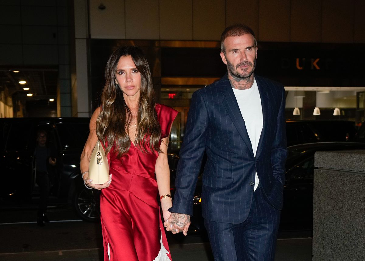 EXCLUSIVE: Victoria and David Beckham Are Spotted Heading to Dinner in New York City