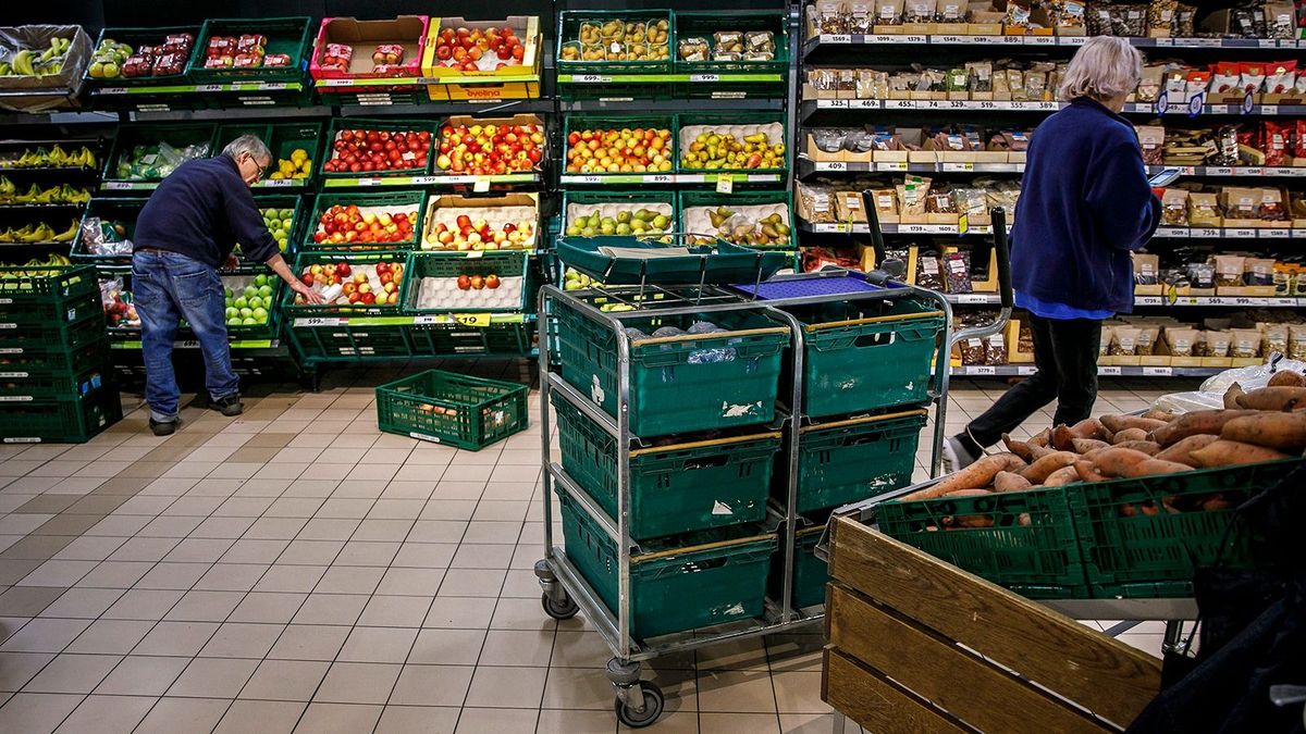 Az élelmiszerinfláció is egy számjegyűvé vált mire beköszöntött a tél