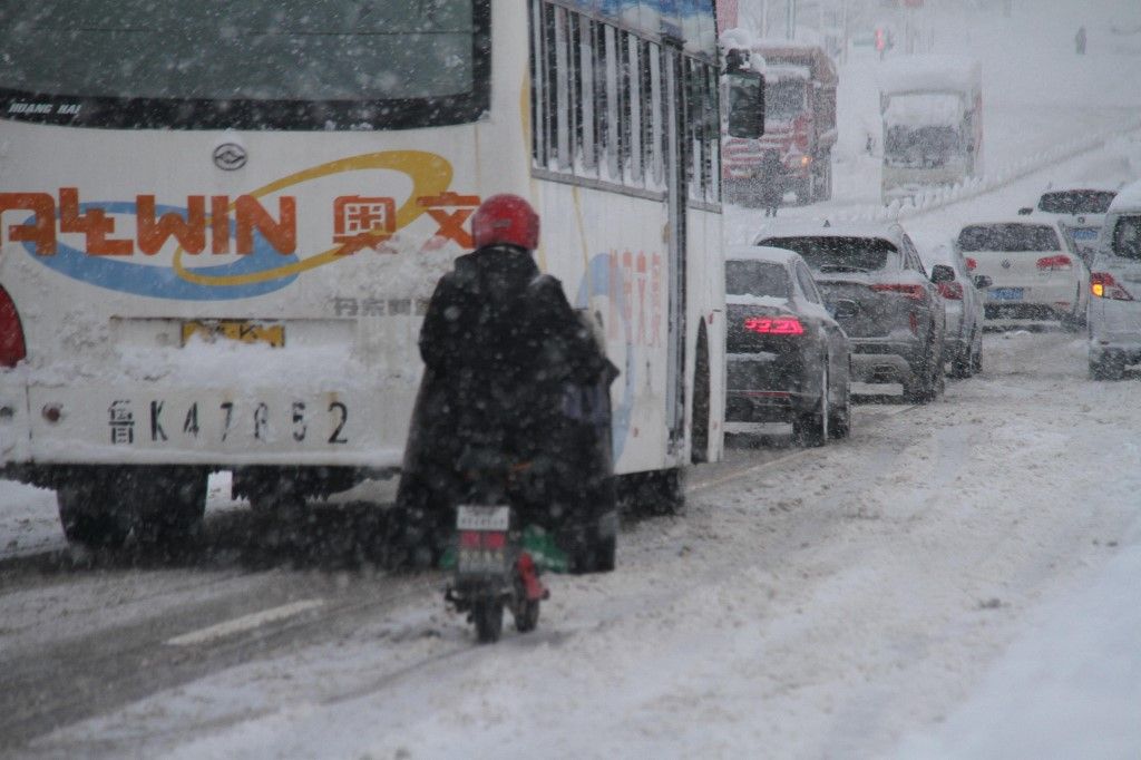 Blizzard hits Shandong