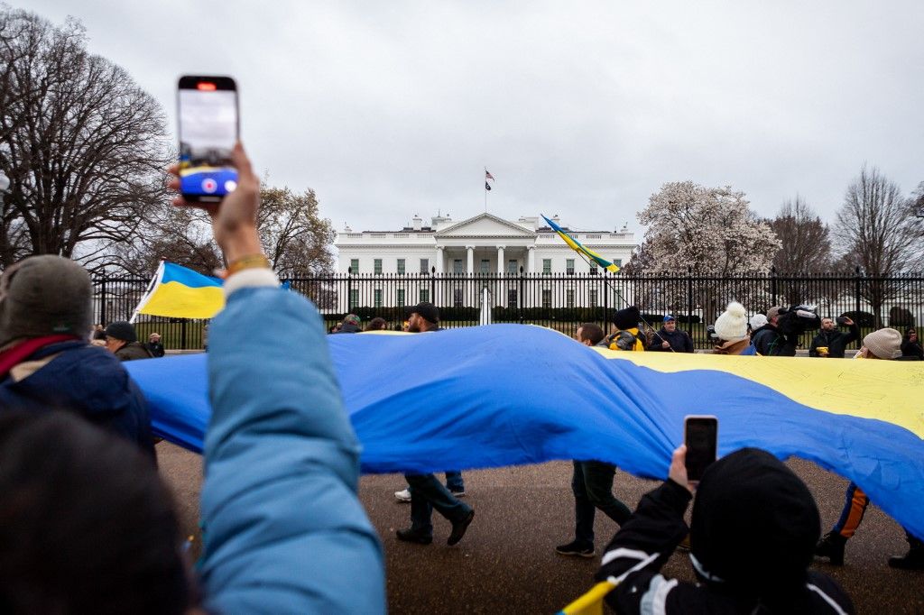 Rally for Ukraine on first anniversary of war