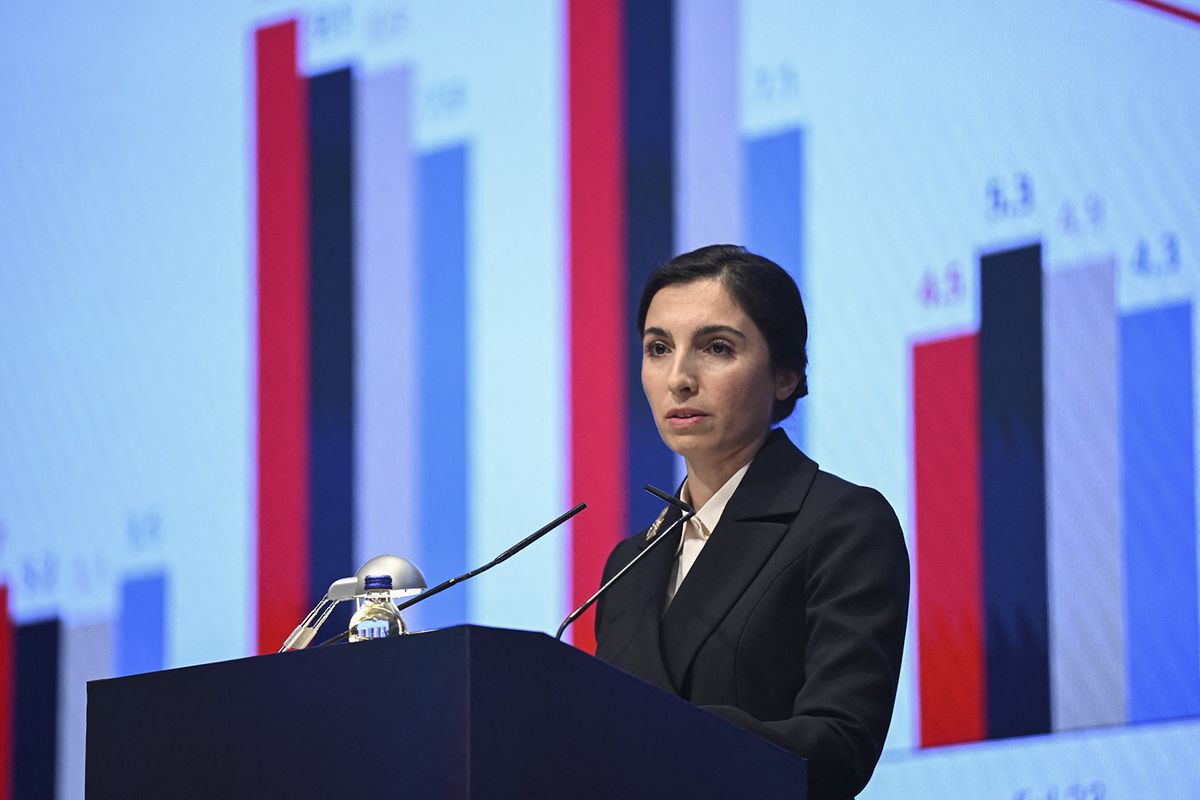 Turkish Central Bank Governor Hafize Gaye Erkan