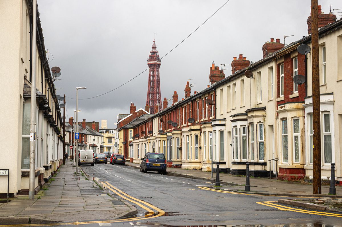 Blackpool,england,11th,December,2019:,Deprived,Area,Of,Blackpool,Near,To