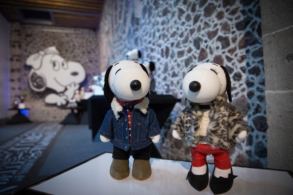 'Snoopy and Belle in fashion' exhibition in Mexico City