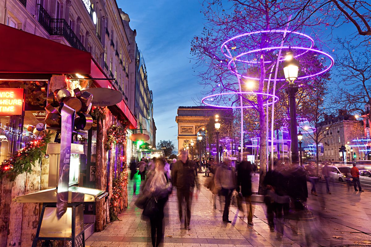 Christmas on the Champs-Elysees, Paris
