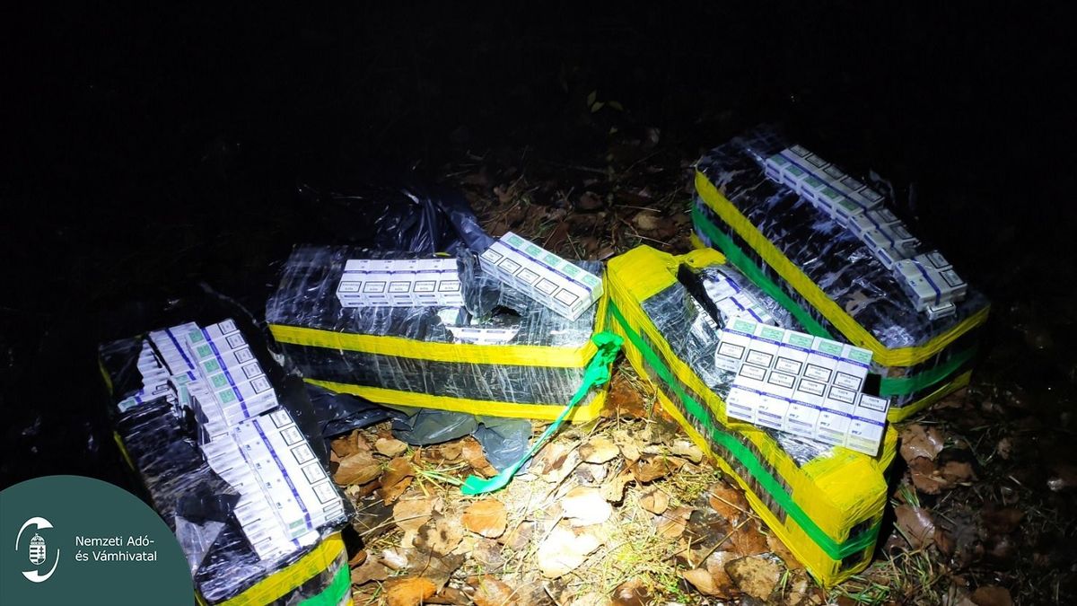 Égből pottyant cigaretták – a NAV azonnal lefoglalta a csempészárut