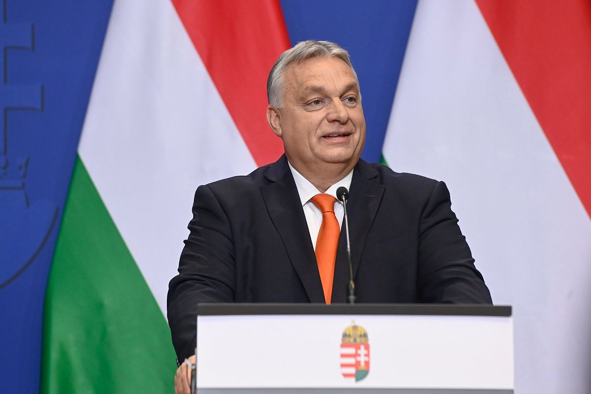 Budapest, 2022. december 21.Orbán Viktor miniszterelnök évzáró nemzetközi sajtótájékoztatót tart a Kormányinfó keretében a Karmelita kolostorban 2022. december 21-én.MTI/Koszticsák Szilárd