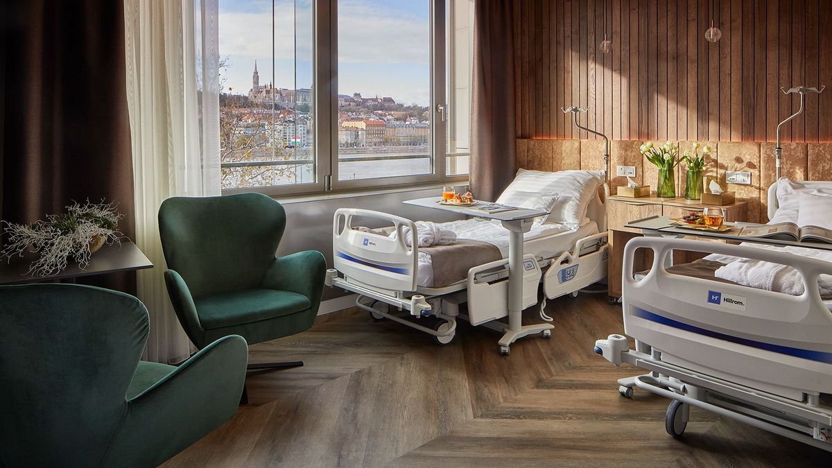 Hihetetlen környezetben gyógyulnak a belvárosi magánkórház betegei