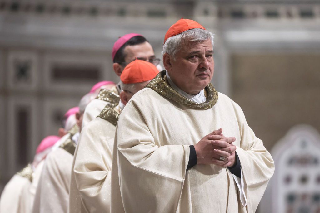 Cardinal Angelo De Donatis Leads A Special Mass For Pope Emeritus Benedict XVI