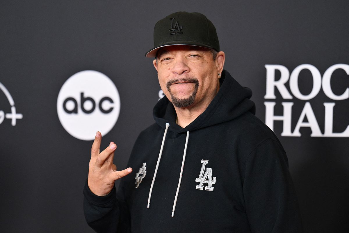 US rapper Ice-T arrives for the 38th Annual Rock & Roll Hall of Fame Induction Ceremony at Barclays Center in the Brooklyn borough of New York City, on November 3, 2023. (Photo by ANGELA WEISS / AFP)