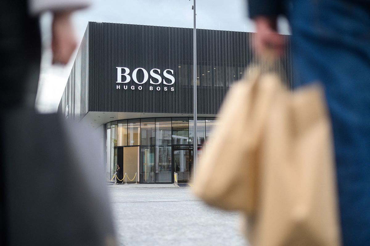 Opening of Hugo Boss flagship outlet