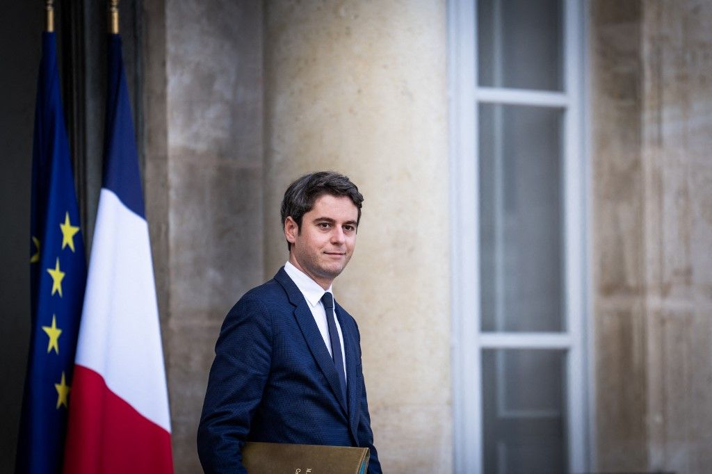 FRANCE - EXIT FROM THE COUNCIL OF MINISTERS AT THE ELYSEE PALACE