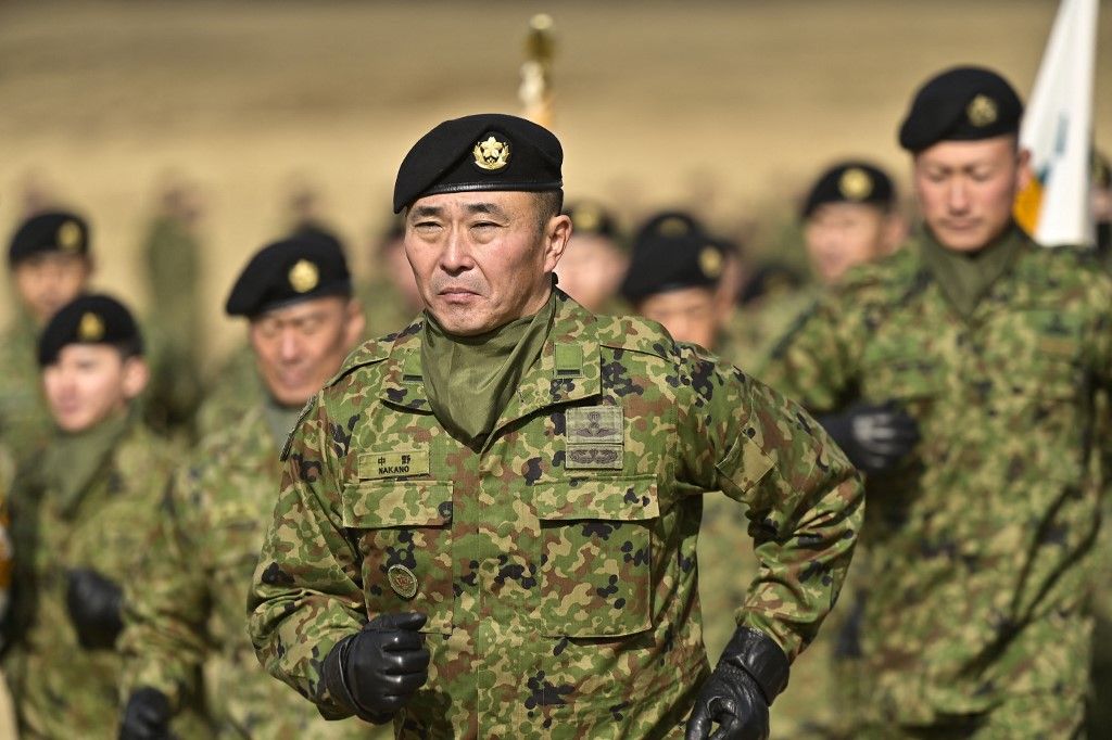 Japanese Airborne Brigade Training with Allies