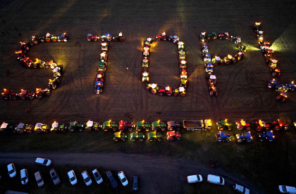 francia, gazdák, protest