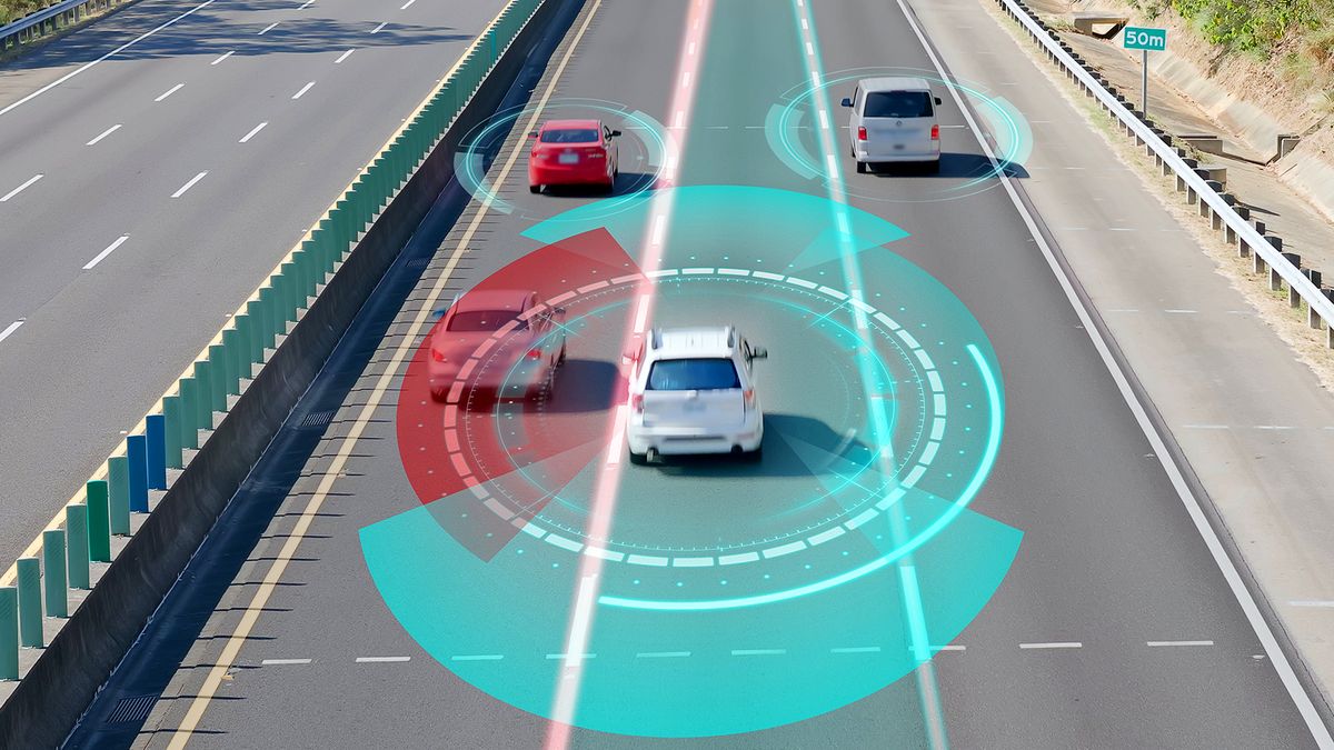 Autonomous,Self,Driving,Car,Moving,Through,Highway,-,Animated,Scanning
Autonomous Self Driving Car Moving Through highway - Animated Scanning Visualization Concept of Artificial Intelligence Digitalizes and Analyzes Road
