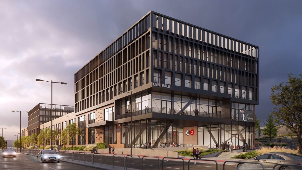 Új épületkomplexumot húznak fel a Puskás Ferenc Stadion metróállomásra