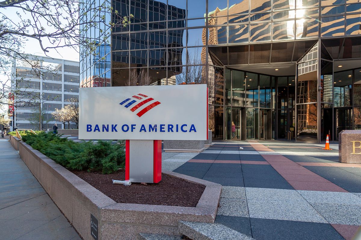 St.,Louis,,Missouri,,Usa,-,March,25,,2022:,Bank,Of
St. Louis, Missouri, USA - March 25, 2022: Bank of America office in St. Louis, Missouri, USA. The Bank of America Corporation is an American investment bank and financial services holding company.