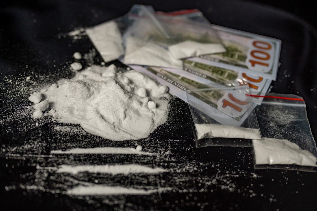 Alkaloid Substance Cocaine Illustration