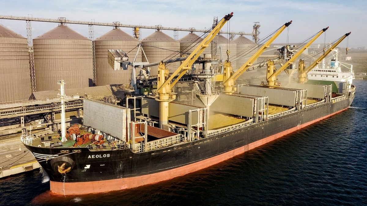 A háború előtti szinten az ukrán gabonaexport