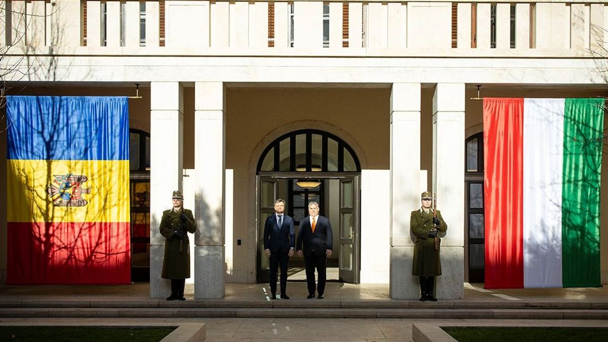 Orbán Viktor a Karmelitában fogadta Moldávia kormányfőjét