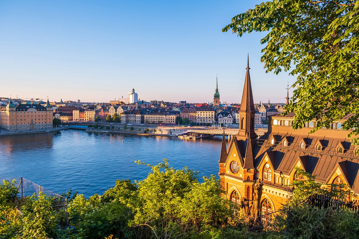 Beautiful,Panoramic,View,Of,Stockholm,Skyline,In,Stockholm,City,,Sweden,