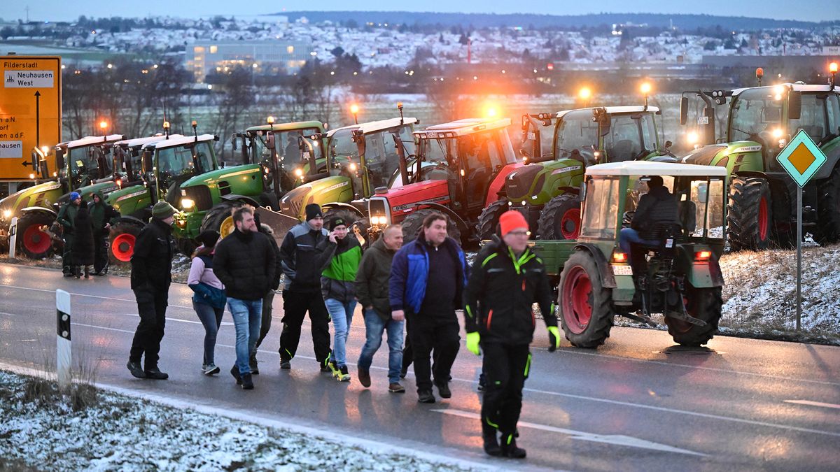 Farmer protests - Neuhausen
