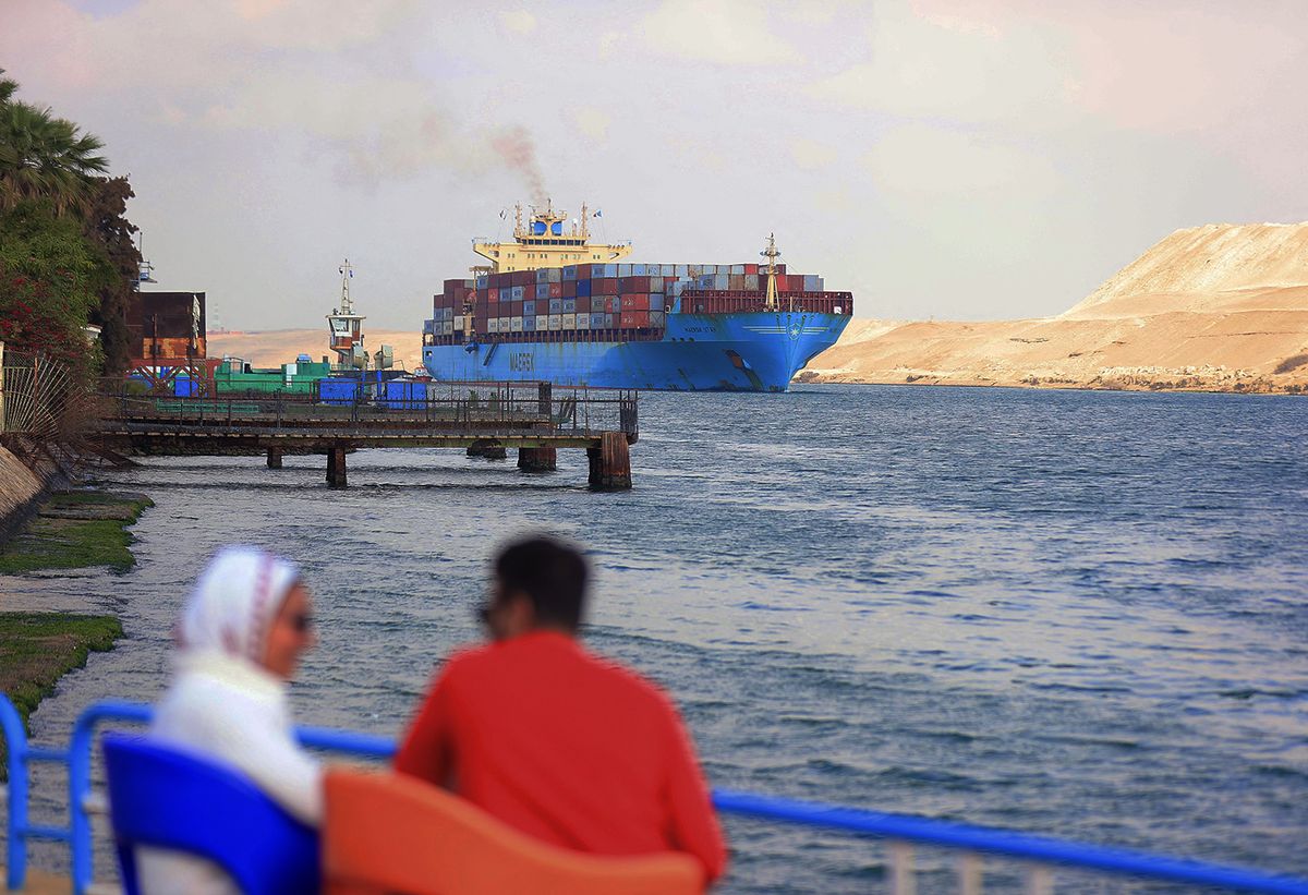 The largest source of foreign currency for the Egyptian economy: Suez Canal