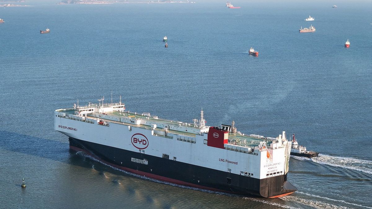 BYD és SAIC: hajóflottát építenek a kínai autógyártók az exportoffenzívához