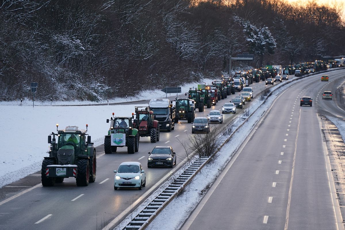 Farmers' protests - Hamburg