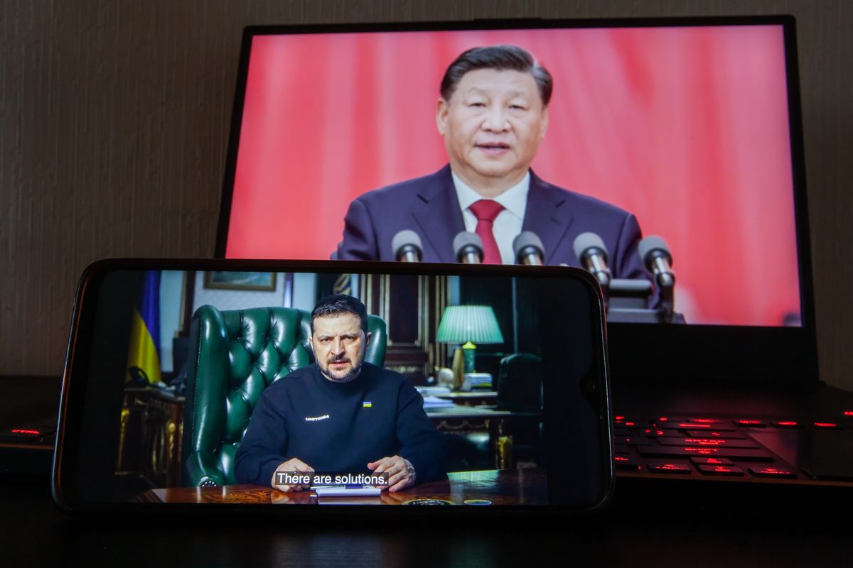 Kyiv,,Ukraine,-,March,16,2023:,Chinese,President,Xi,Jinping