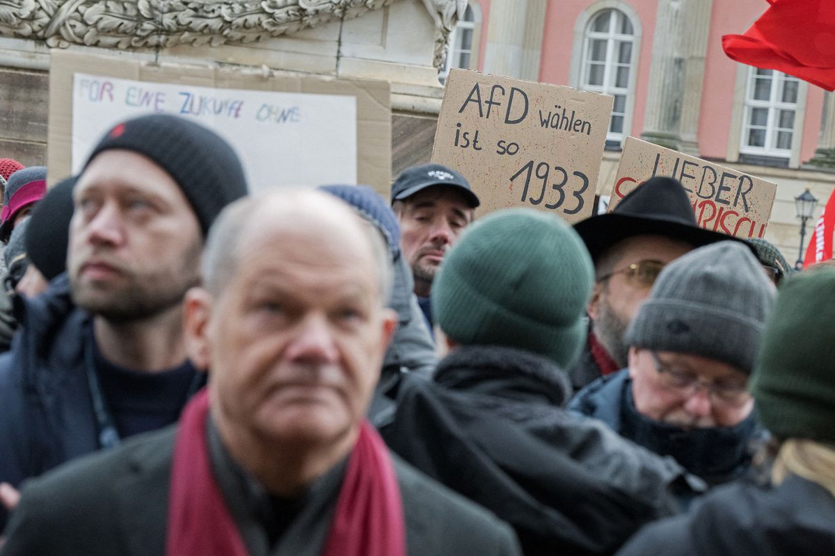 Demonstrations against the right in Potsdam