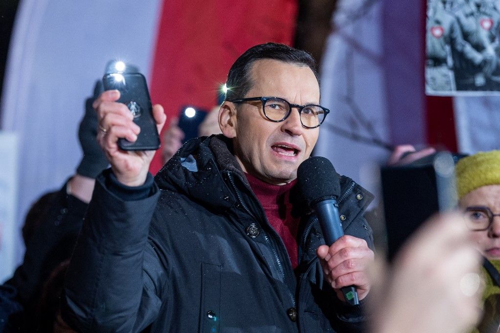 Anti-government Free Poles Protest In Warsaw