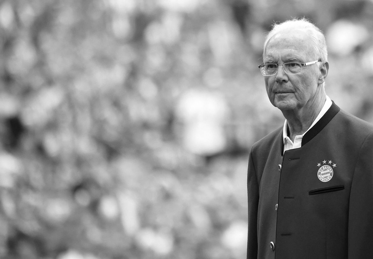 (FILES) Bayern Munich's Honorary President and German football legend Franz Beckenbauer attends a ceremony during a break of the German first division Bundesliga football match FC Bayern Munich vs VfB Stuttgart in Munich, southern Germany, on May 12, 2018. Franz Beckenbauer died aged 78 the German football association announced on January 8, 2024. (Photo by Christof STACHE / AFP) / RESTRICTIONS: DURING MATCH TIME: DFL RULES TO LIMIT THE ONLINE USAGE TO 15 PICTURES PER MATCH AND FORBID IMAGE SEQUENCES TO SIMULATE VIDEO. == RESTRICTED TO EDITORIAL USE == FOR FURTHER QUERIES PLEASE CONTACT DFL DIRECTLY AT + 49 69 650050