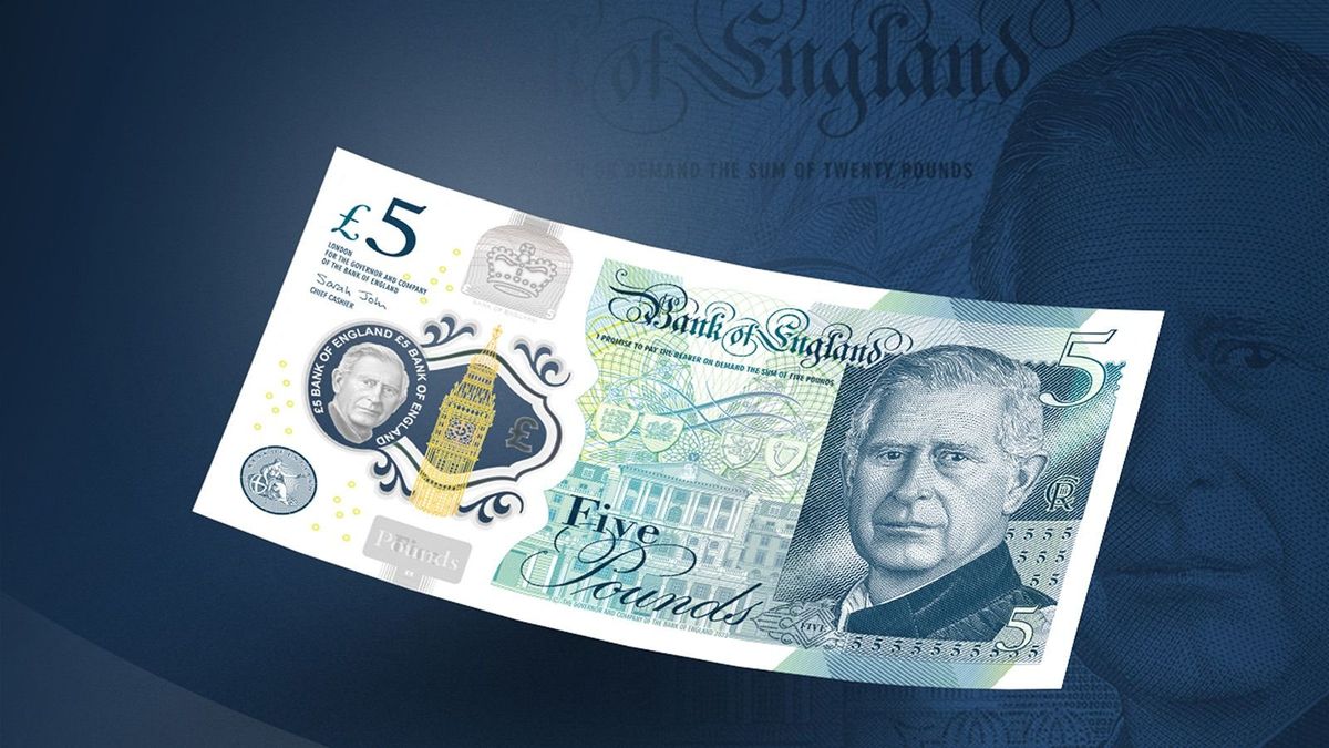 Júniusban hozza forgalomba a Bank of England a III. Károly király portréját ábrázoló fontbankjegyeket