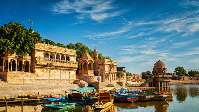 Gadi,Sagar,-,Artificial,Lake.,Jaisalmer,,Rajasthan,,India
Gadi Sagar - artificial lake. Jaisalmer, Rajasthan, India