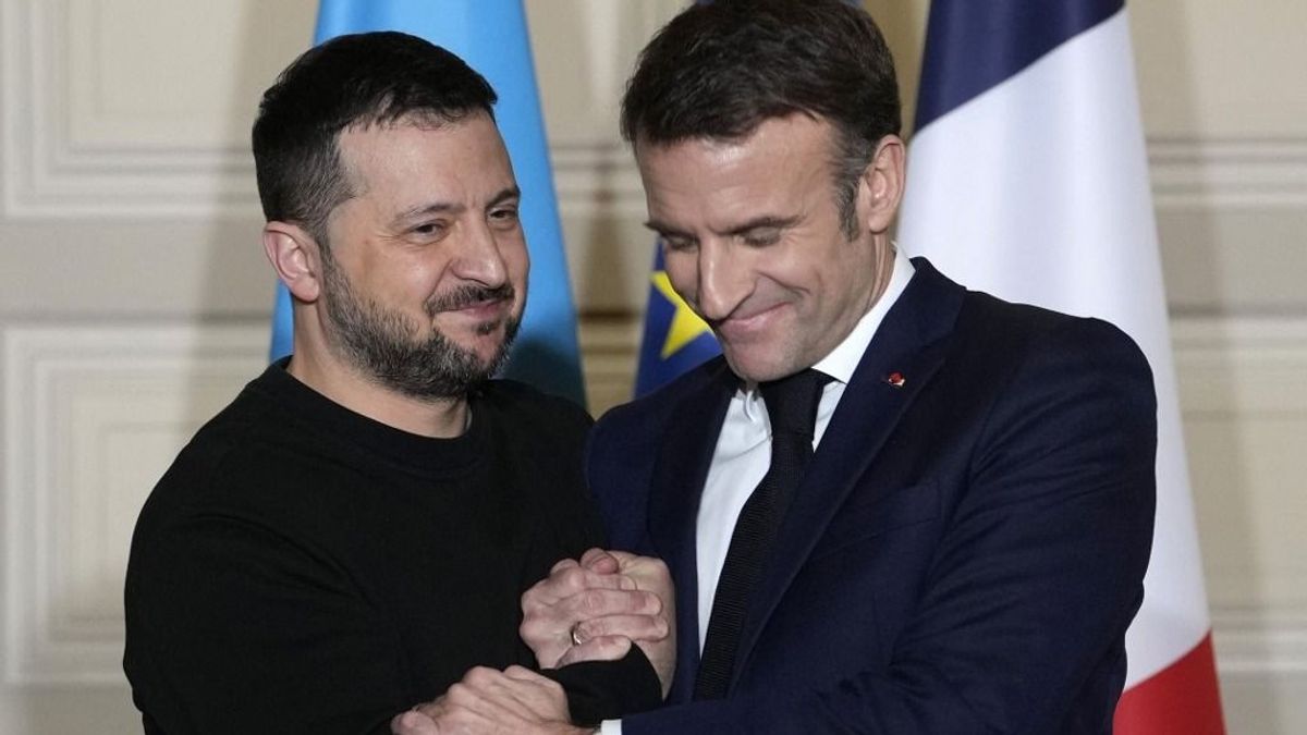 A franciák egyetértenek az ukránok humanitárius támogatásával