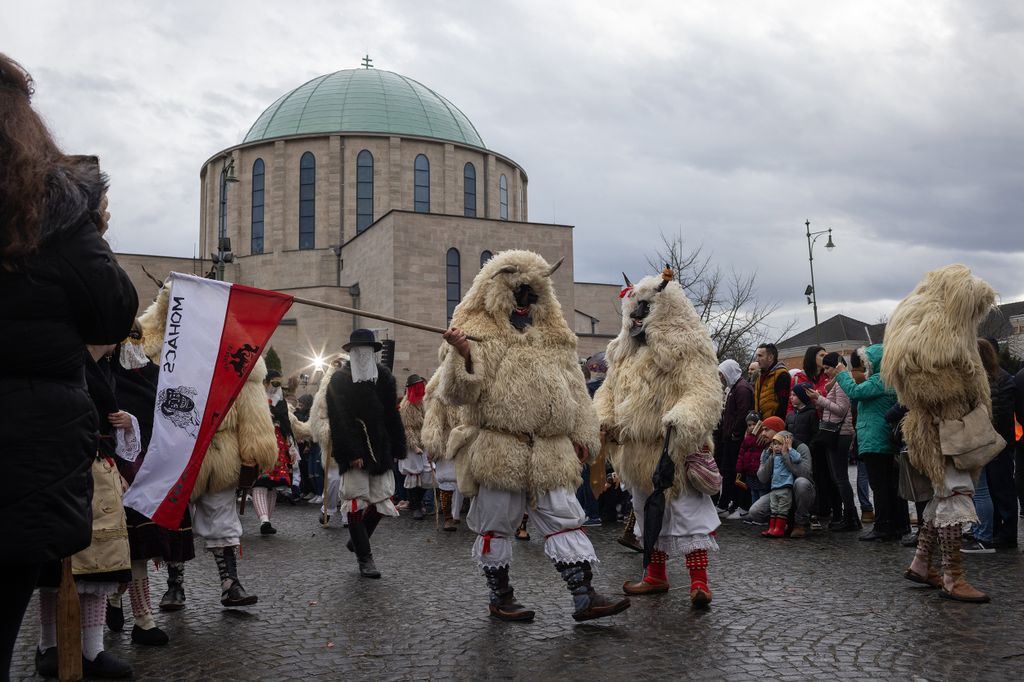 busójárás,mohács,sokác,2024,február,mti